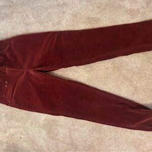 Ruby Rd. Women's Deep Red Skinny Pants